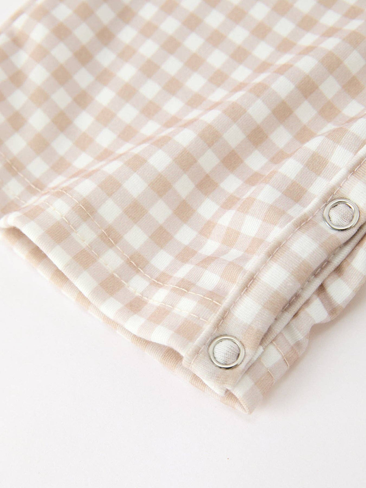 Thanksgiving Gingham Jon Jon Romper
