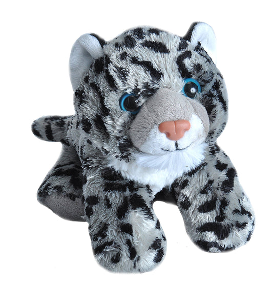Hug'Ems-Mini Snow Leopard Stuffed Animal 7"