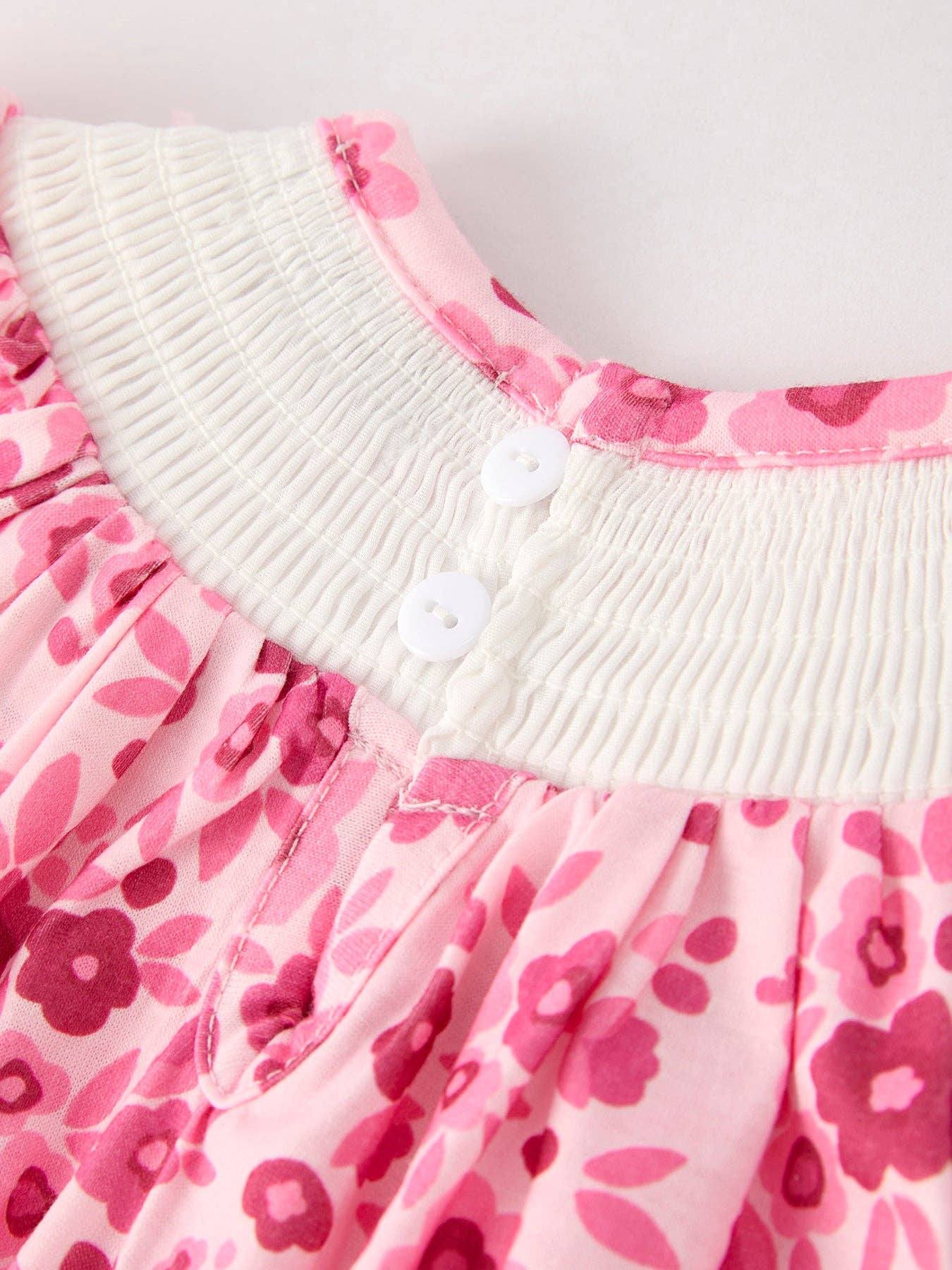 Boots Embroidered Floral Baby Girl Romper