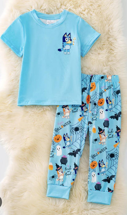 Halloween Character Printed Boy Pajamas