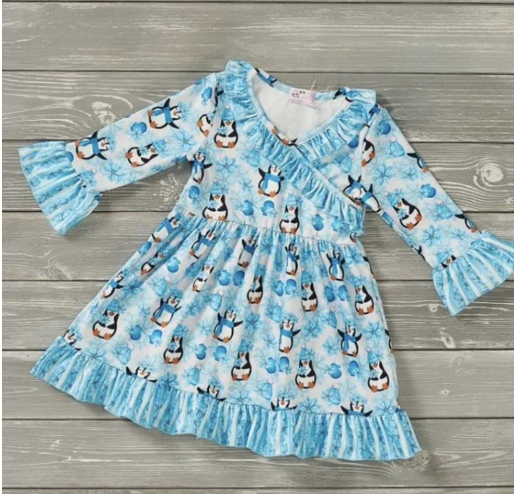 Playful Penguin Dress