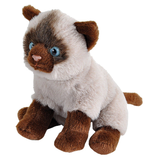 Pocketkins-ECO-Cat Siamese Stuffed Animal 5"