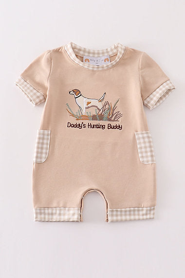 Daddy's Hunting Buddy Boy Romper