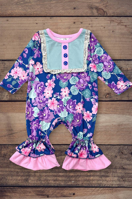 FLORAL BABY ROMPER