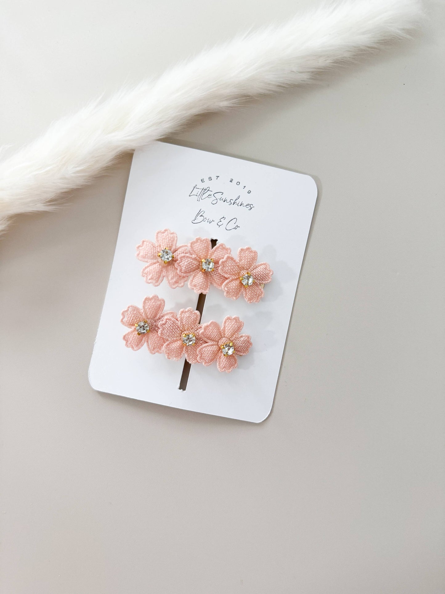 Flower Hair Clips- Set of 2