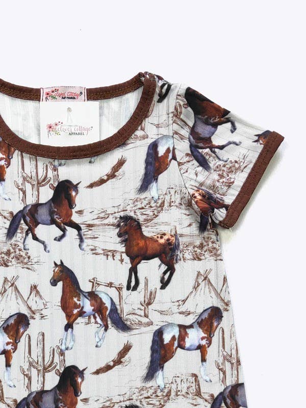 Mustang Boy Romper: