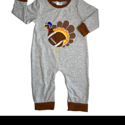 Boys football Turkey Romper