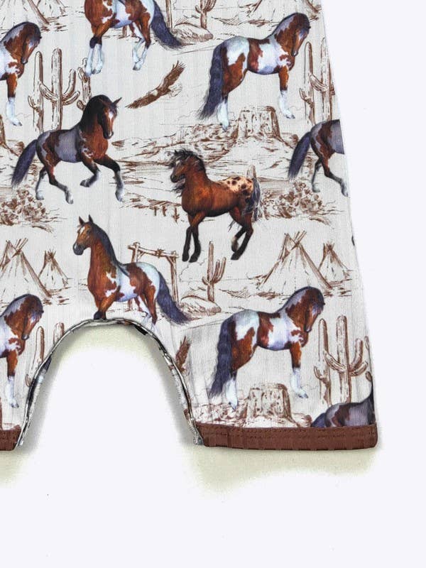 Mustang Boy Romper: