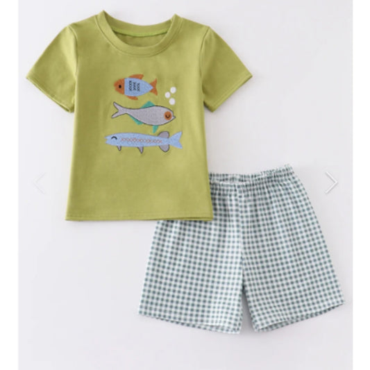 Mustard Fish Boy Set