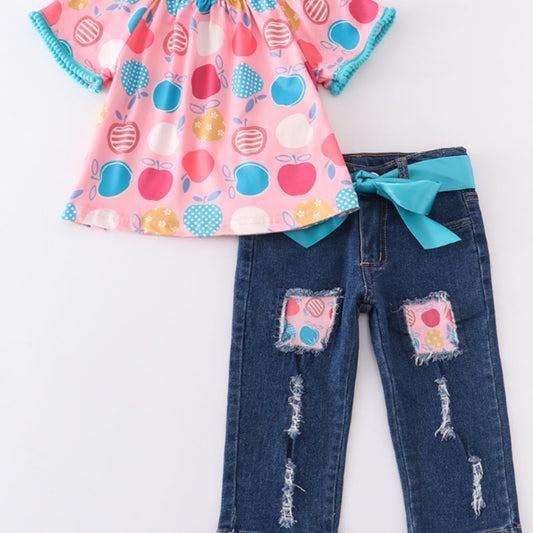 Pink Apple Denim