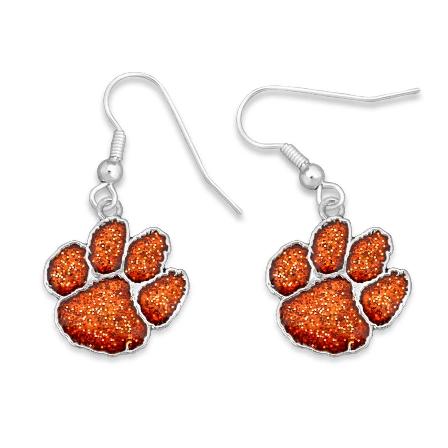 Clemson Tigers  Game Day Glitter Earrings