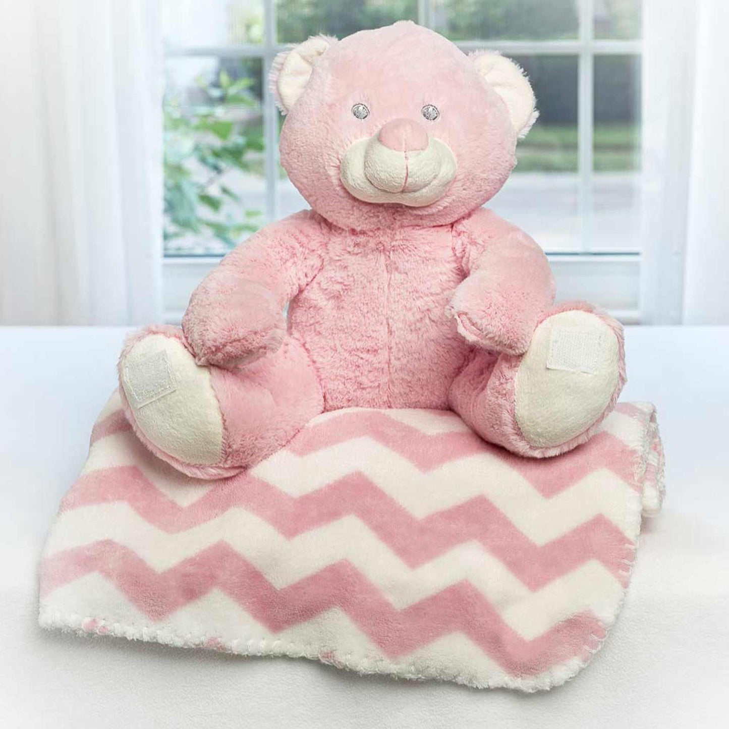 Plush Animal and Blanket Set