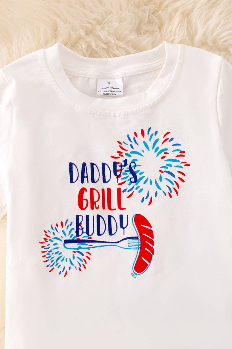 "Daddy's Grill Buddy" T-shirt & shorts.