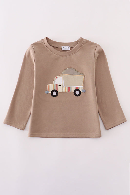 Khaki Vehicle Applique Top