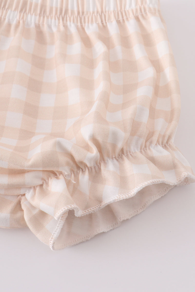 Easter cross girl bloomer set