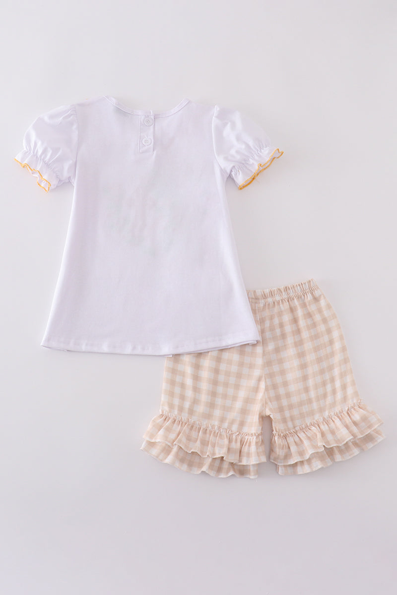 Easter cross girl Shorts set