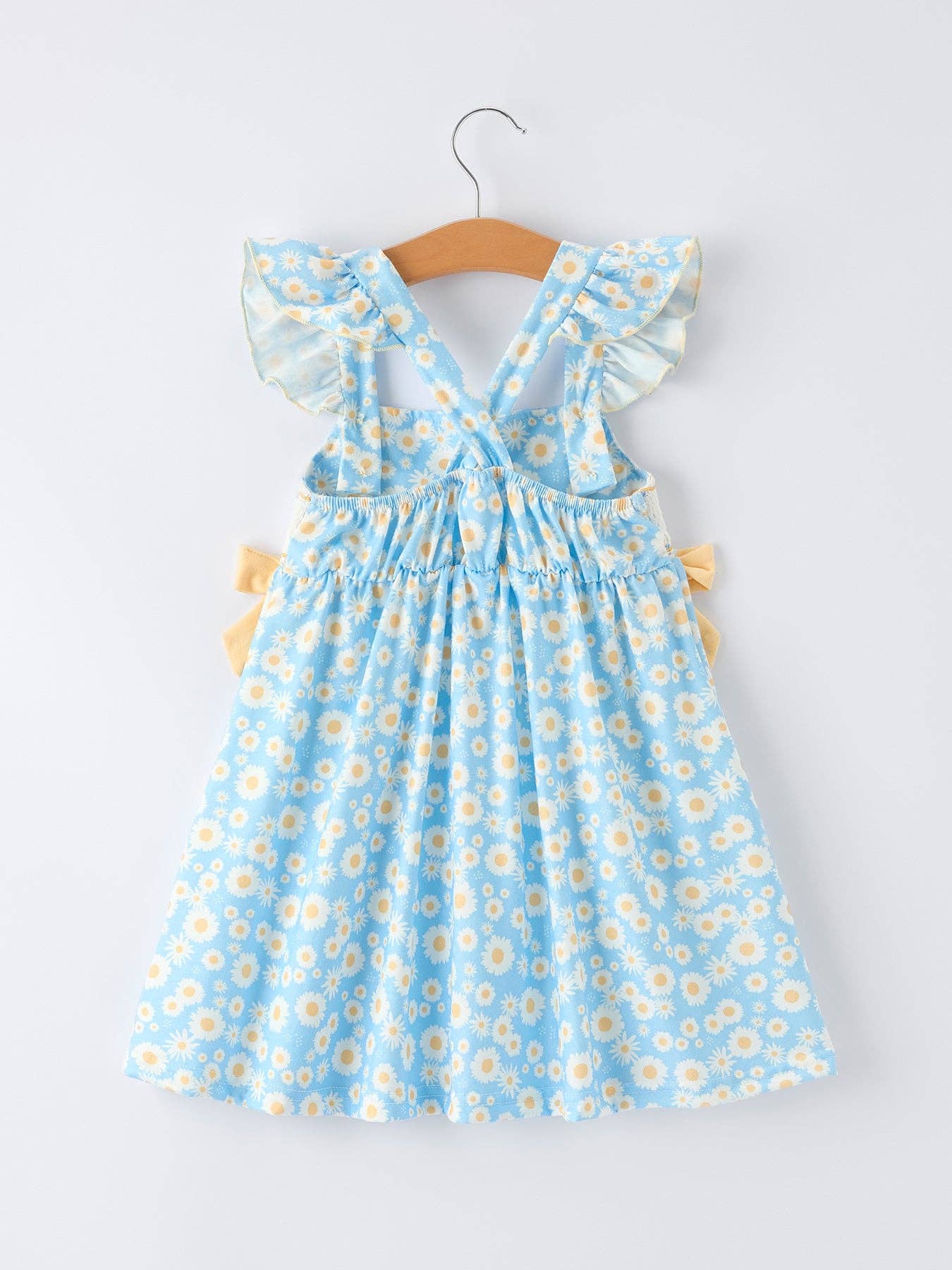 MAMA'S BESTIE Daisy Smocked Ruffle Dress