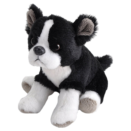 Pocketkins-ECO-Boston Terrier Dog Stuffed Animal 5"