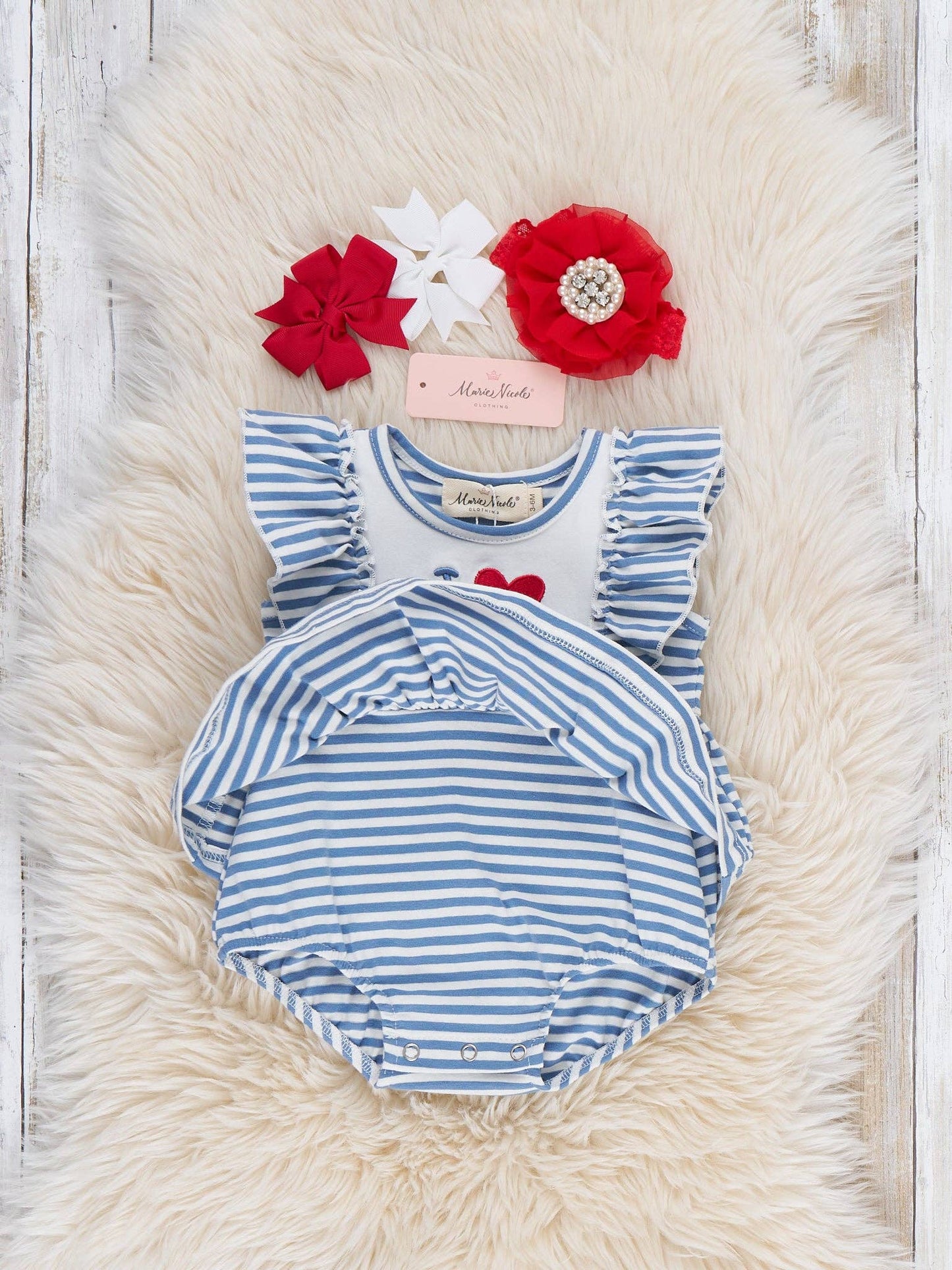 I Love DAD Bubble Romper