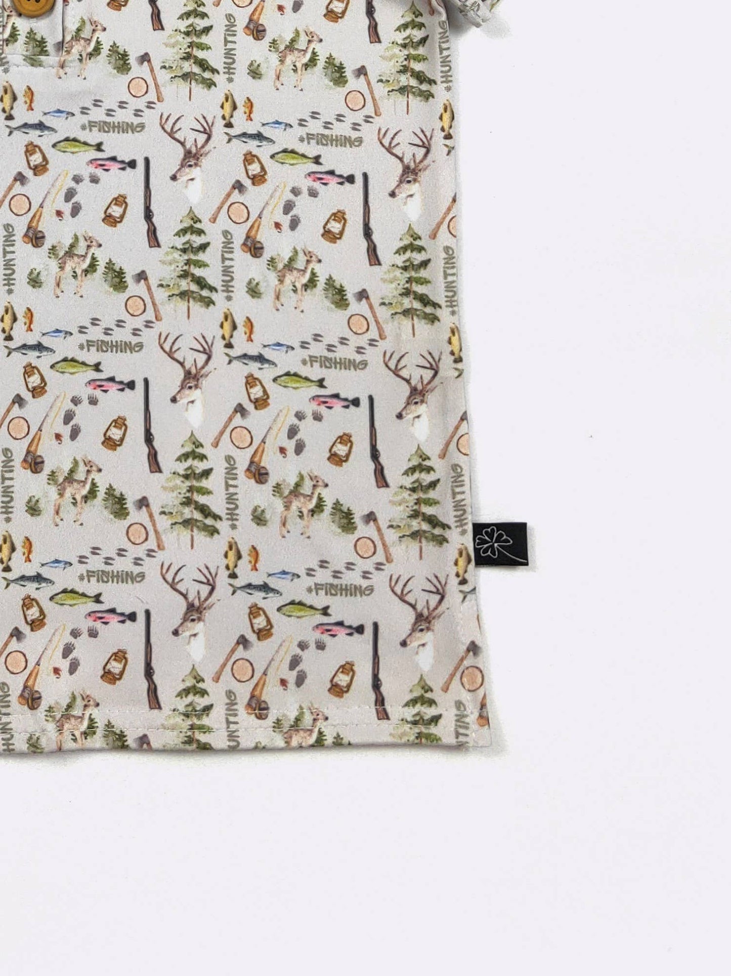 Hunting & Fishing Boy Collar Shirt