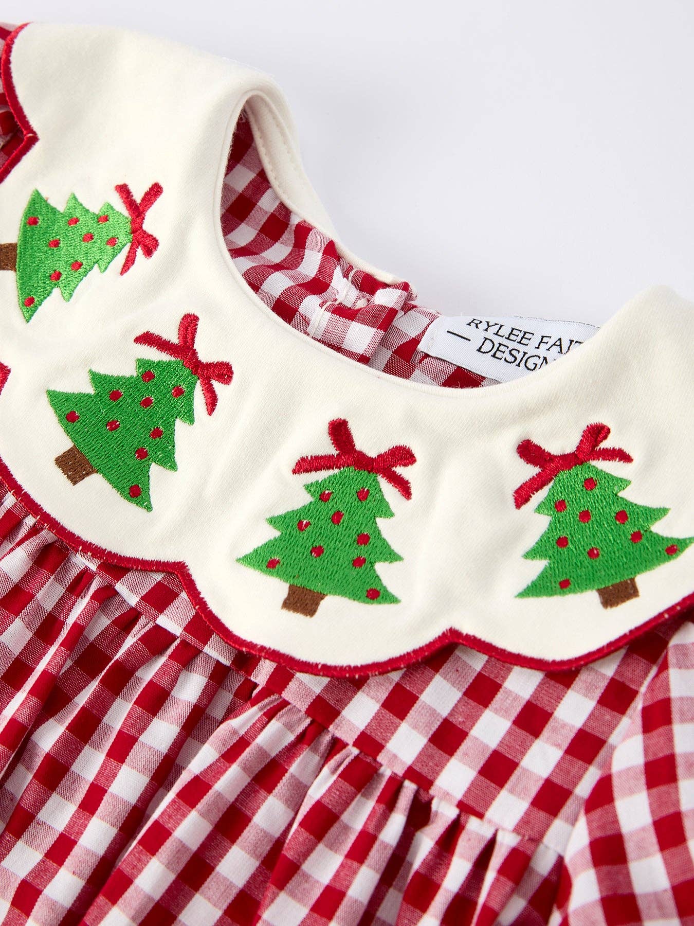 Christmas Tree Plaid Dress