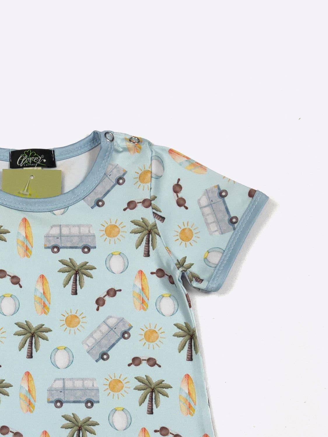 Beach Dude Boy Romper