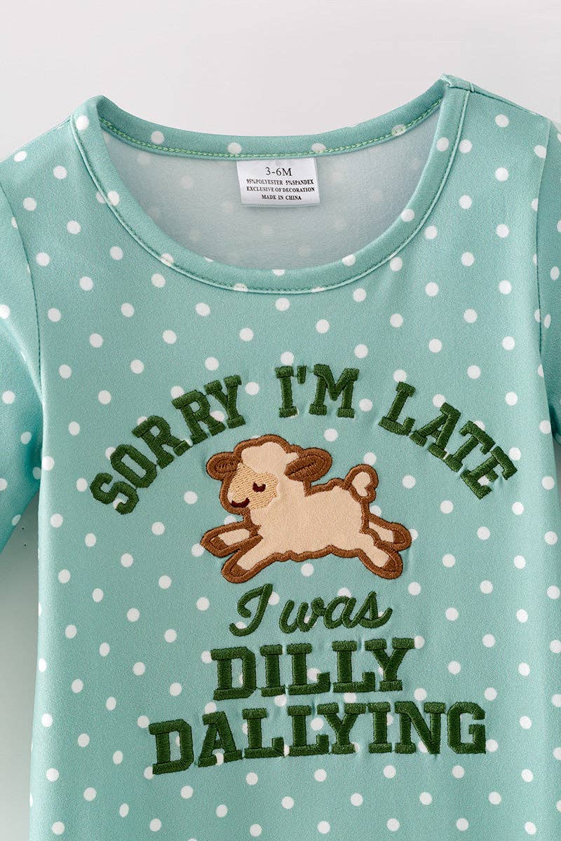 Sorry I'm late I was Dilly Dallying