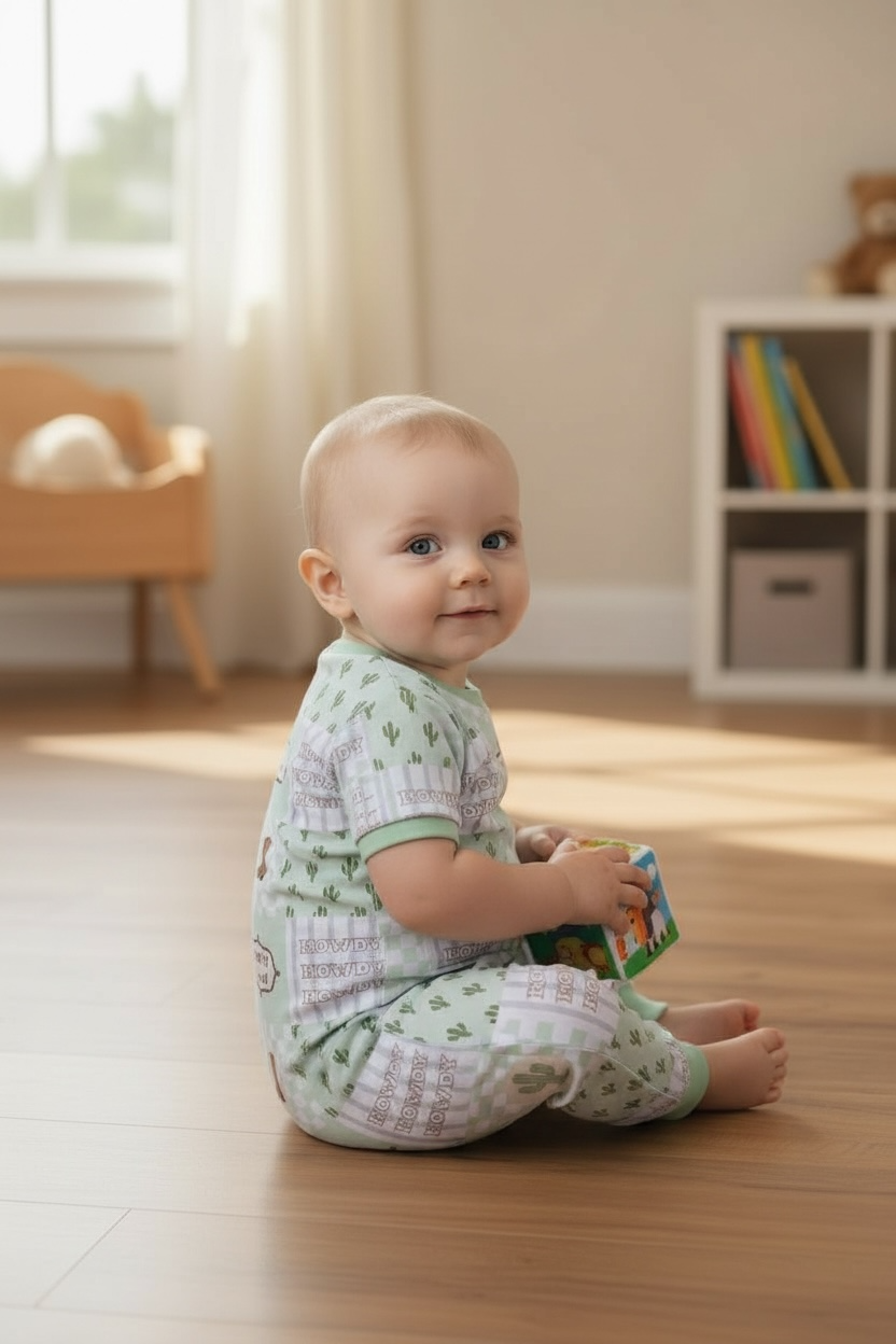 Howdy Howdy Dearly Loved romper.