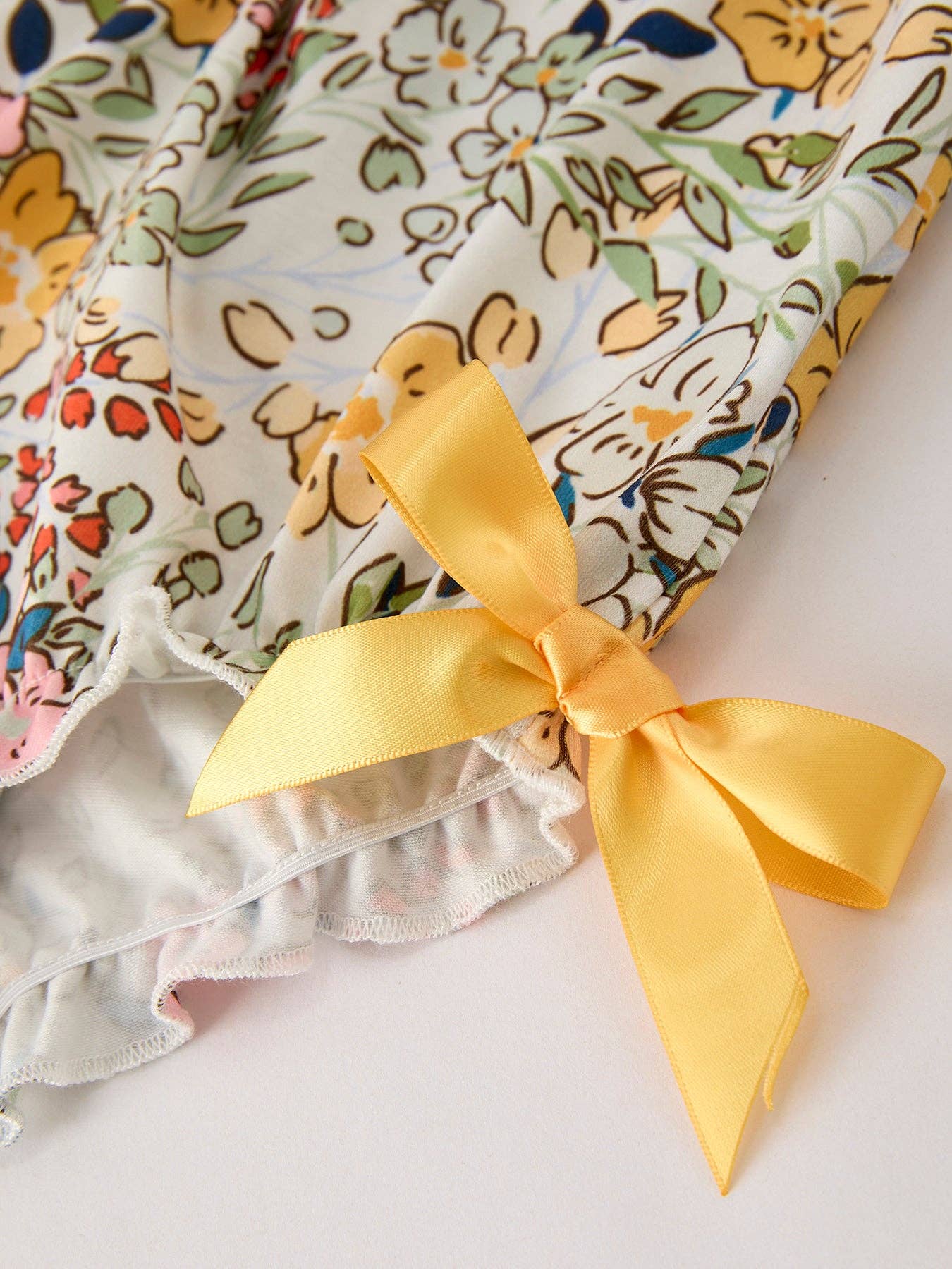 Fall Embroidery  Floral Leaf Romper