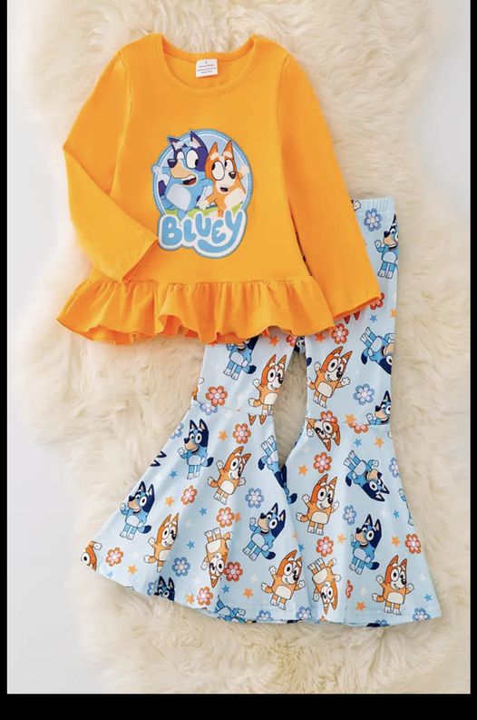 Orange Bluey Set