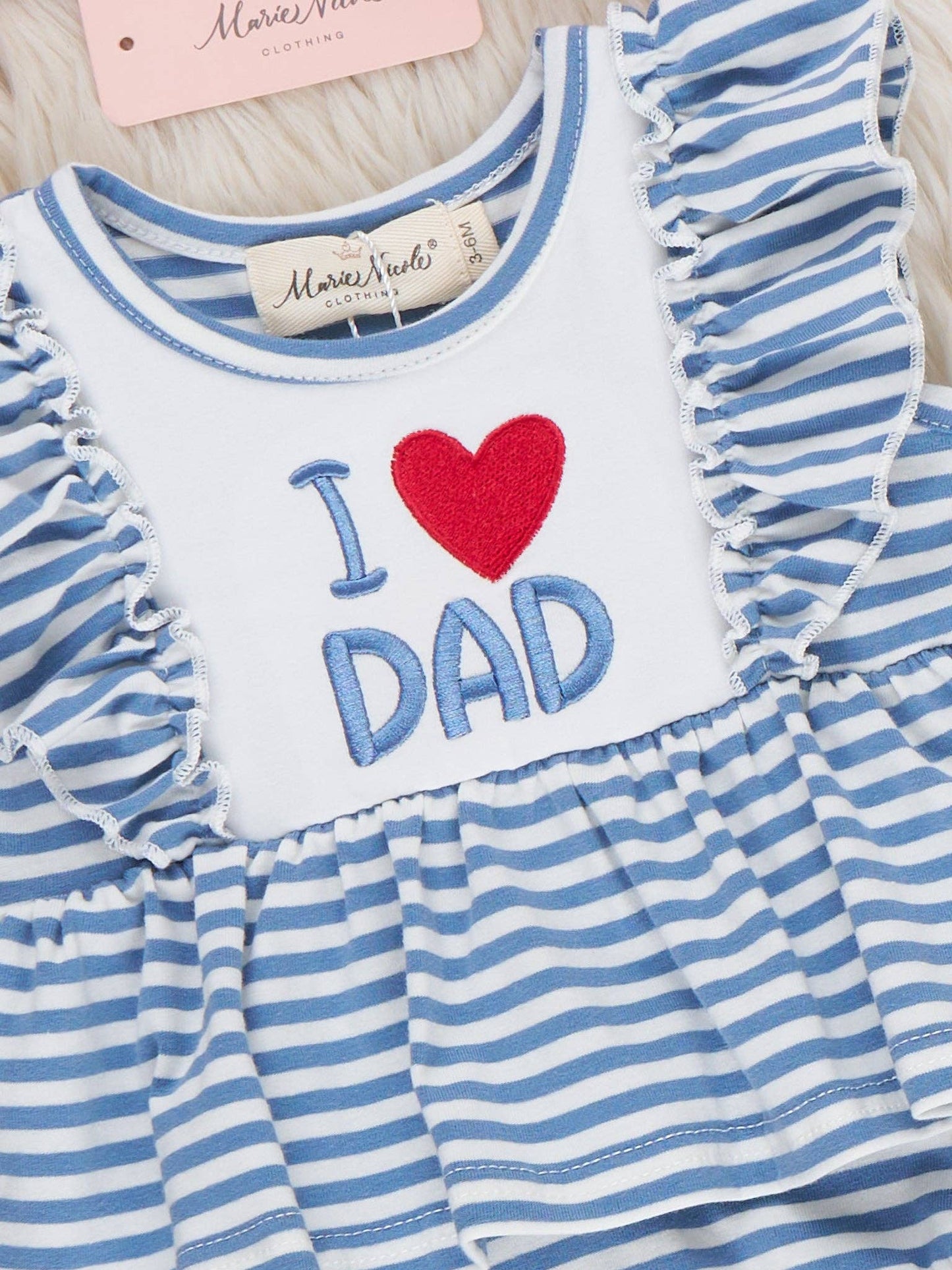 I Love DAD Bubble Romper