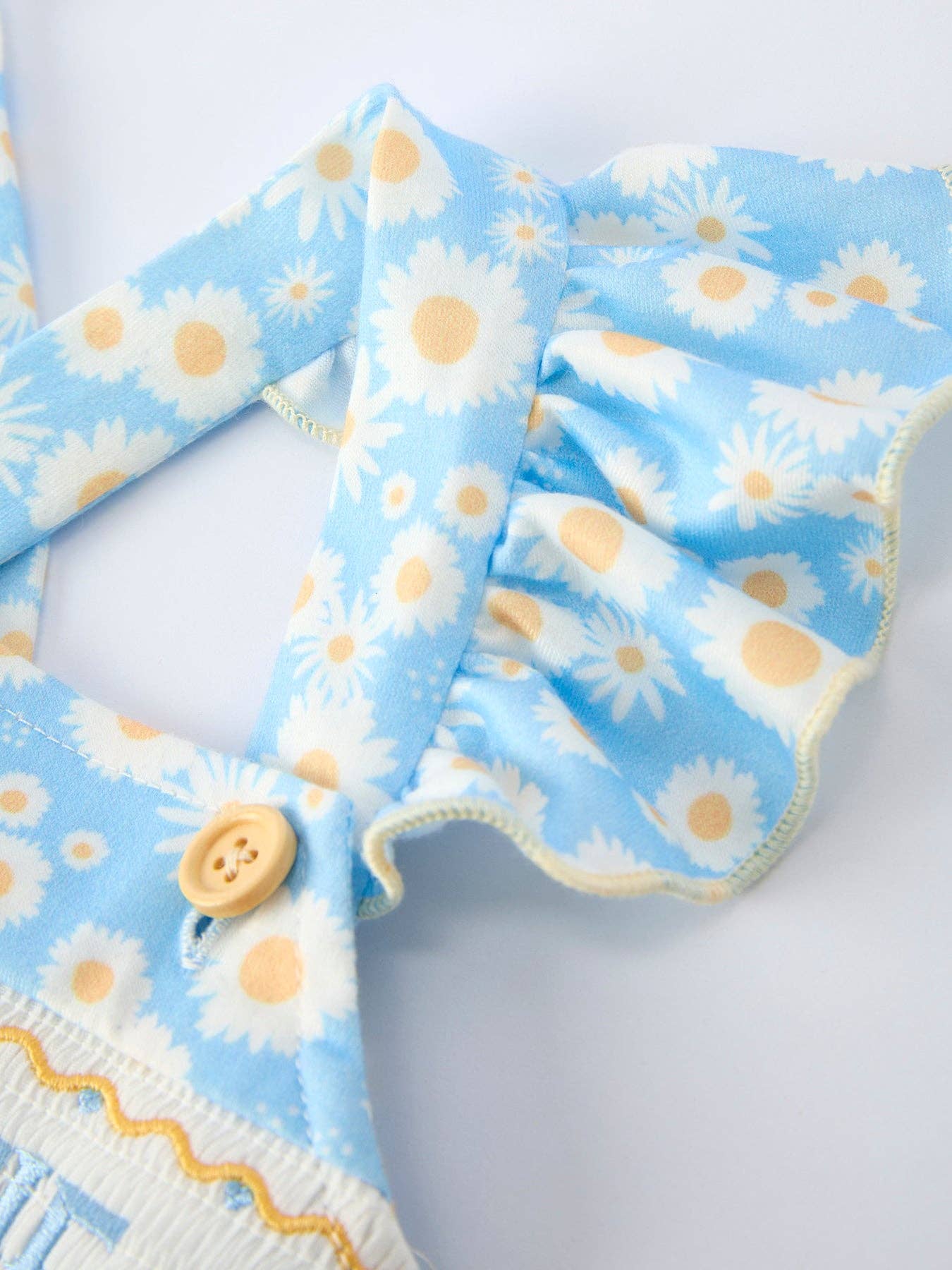 MAMA'S BESTIE Daisy Smocked Romper