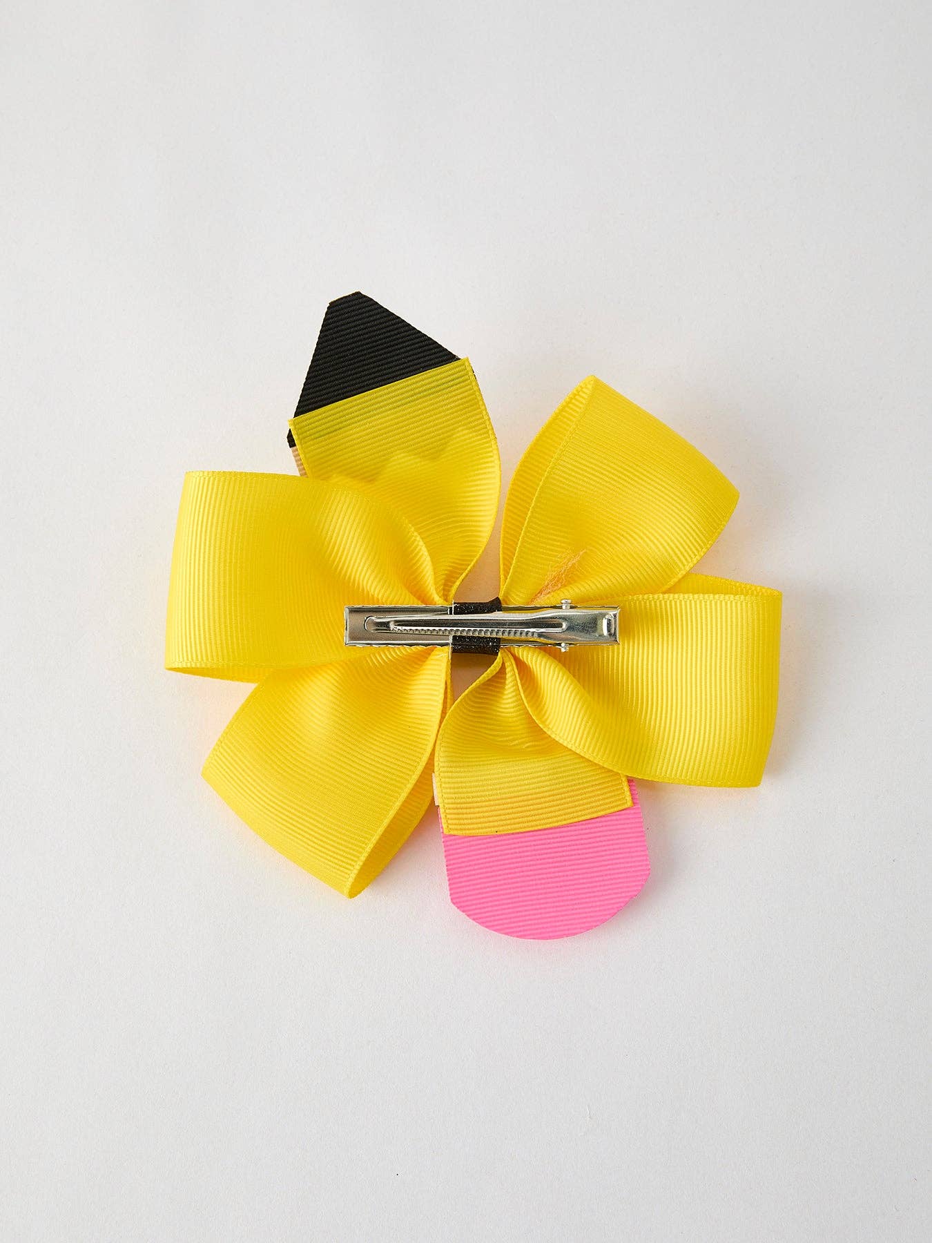 Back To School Pencil Bow Hair Clip