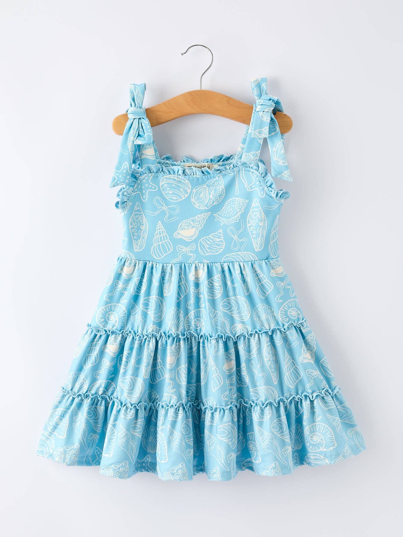 Spring Ocean  Girls Strap Dress