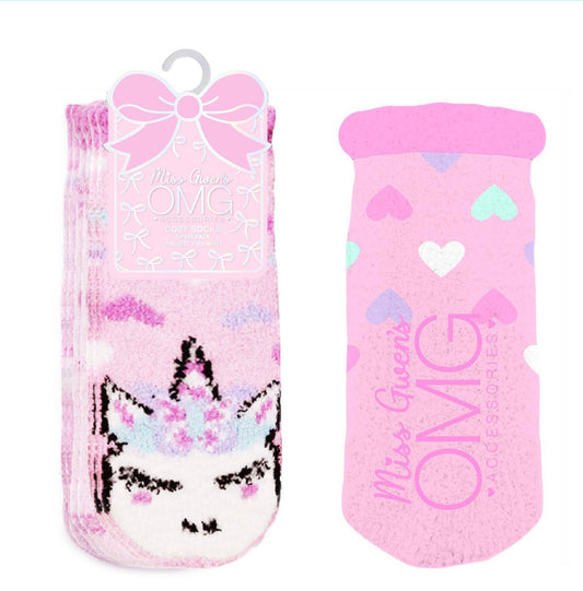 Miss Gwen Unicorn 3Pack Cozy Socks Set
