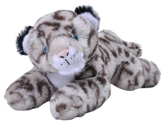 Ecokins-Mini Snow Leopard Stuffed Animal 8"