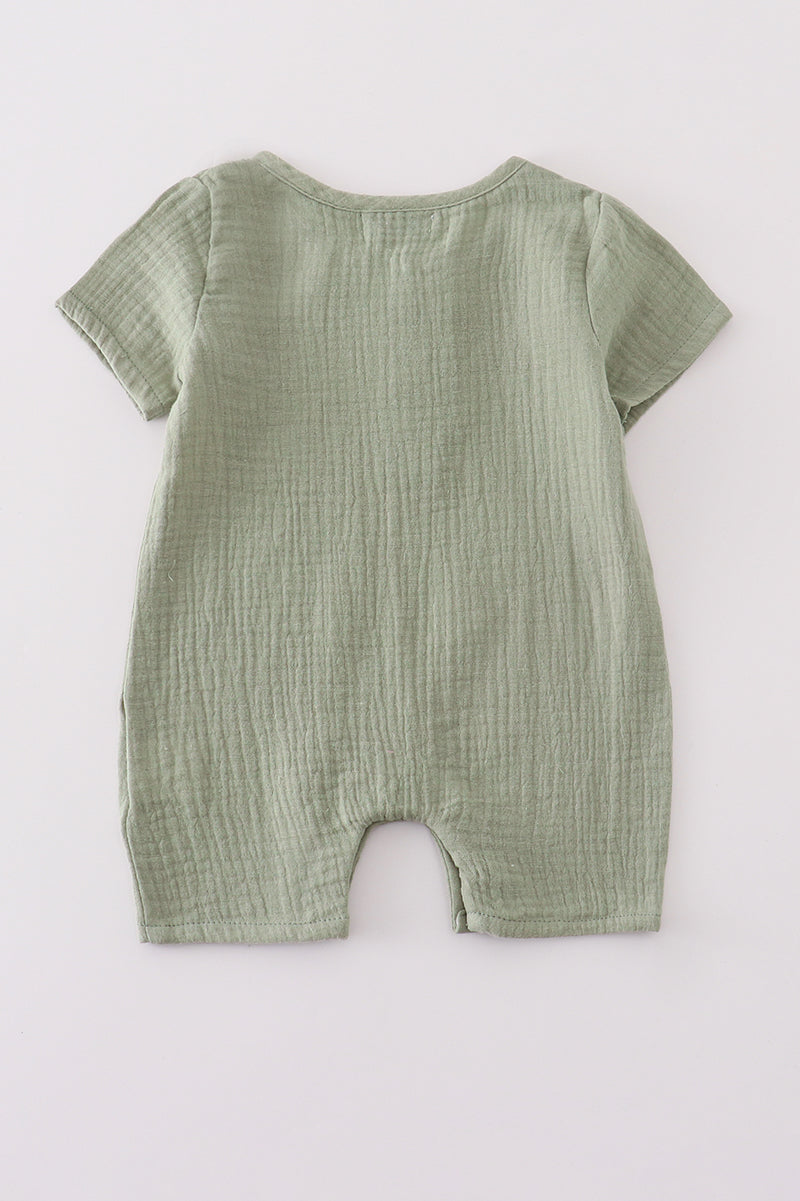 Sage Boy Romper