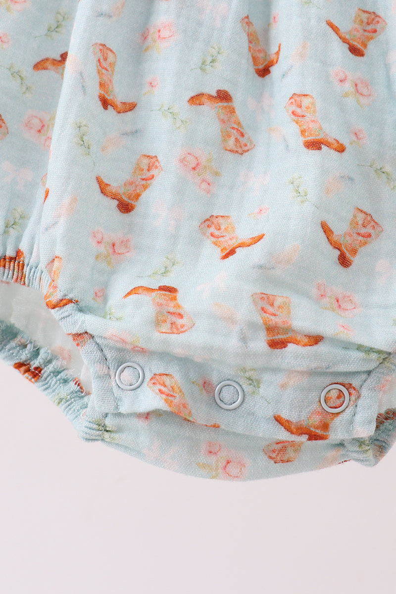 Boots Print Muslin Bubble
