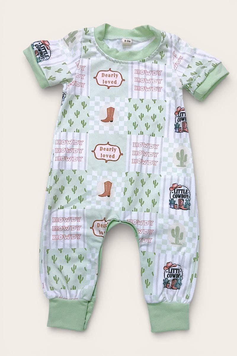Howdy Howdy Dearly Loved romper.