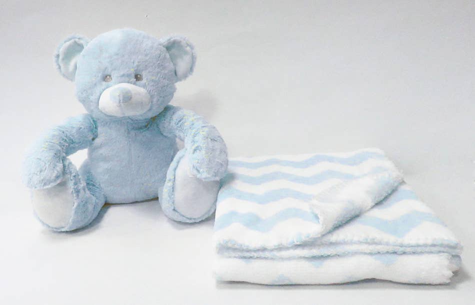 Plush Animal and Blanket Set