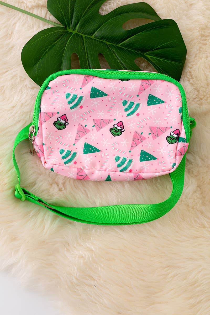 Christmas printed fanny packs available in 3 prints