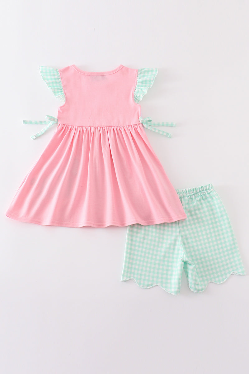 Pink Beach Puppy Girl Set