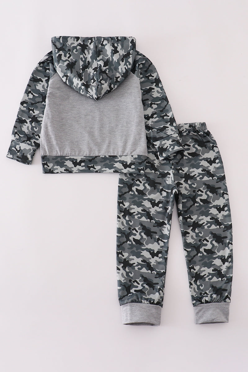 Camouflage farm tractor pants set
