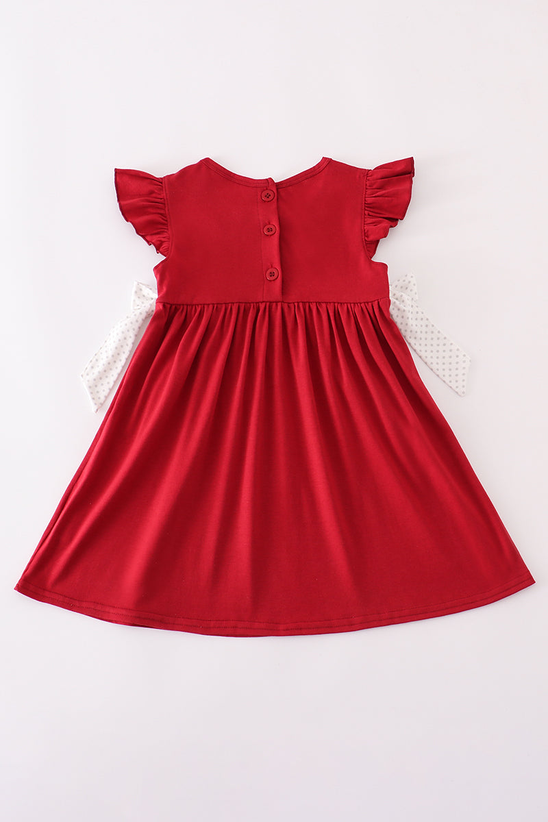 South Carolina Gamecocks Embroidery  Ruffle Dress