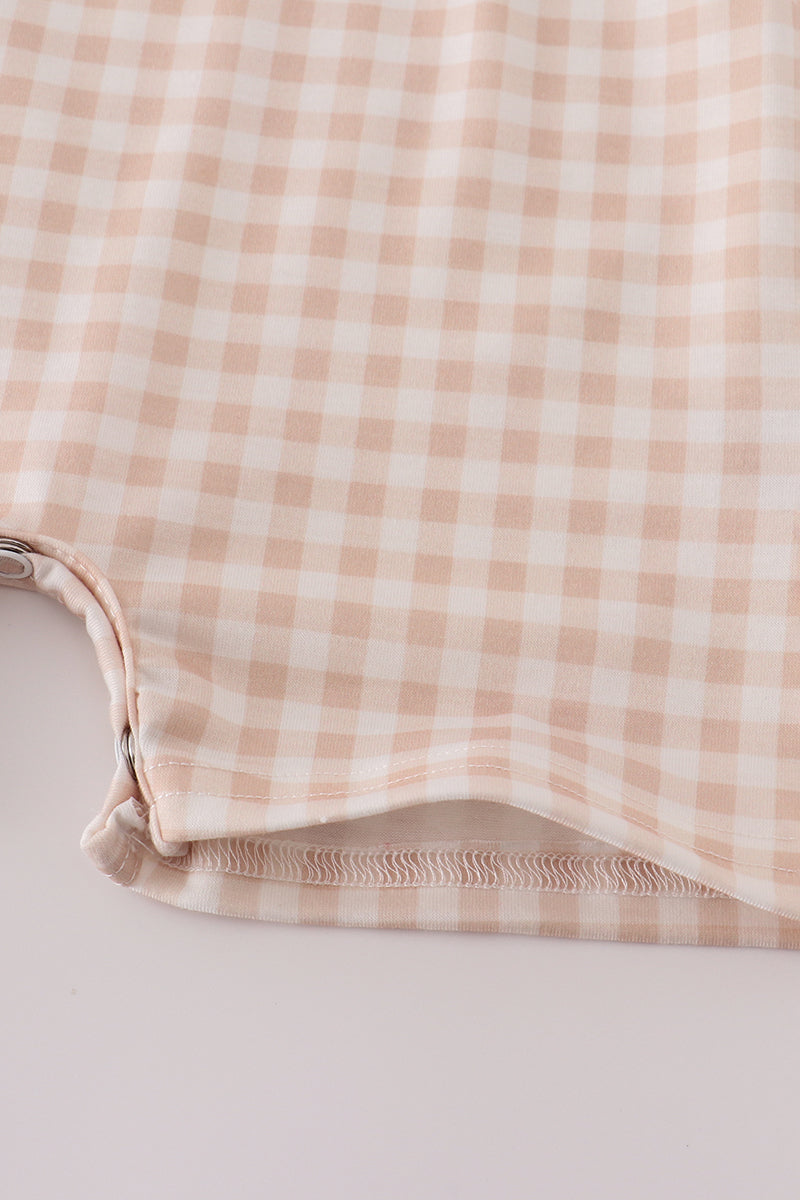 Mint Hunting Puppy Gingham JonJon