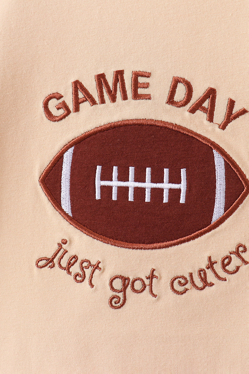 Game day football bloomer set