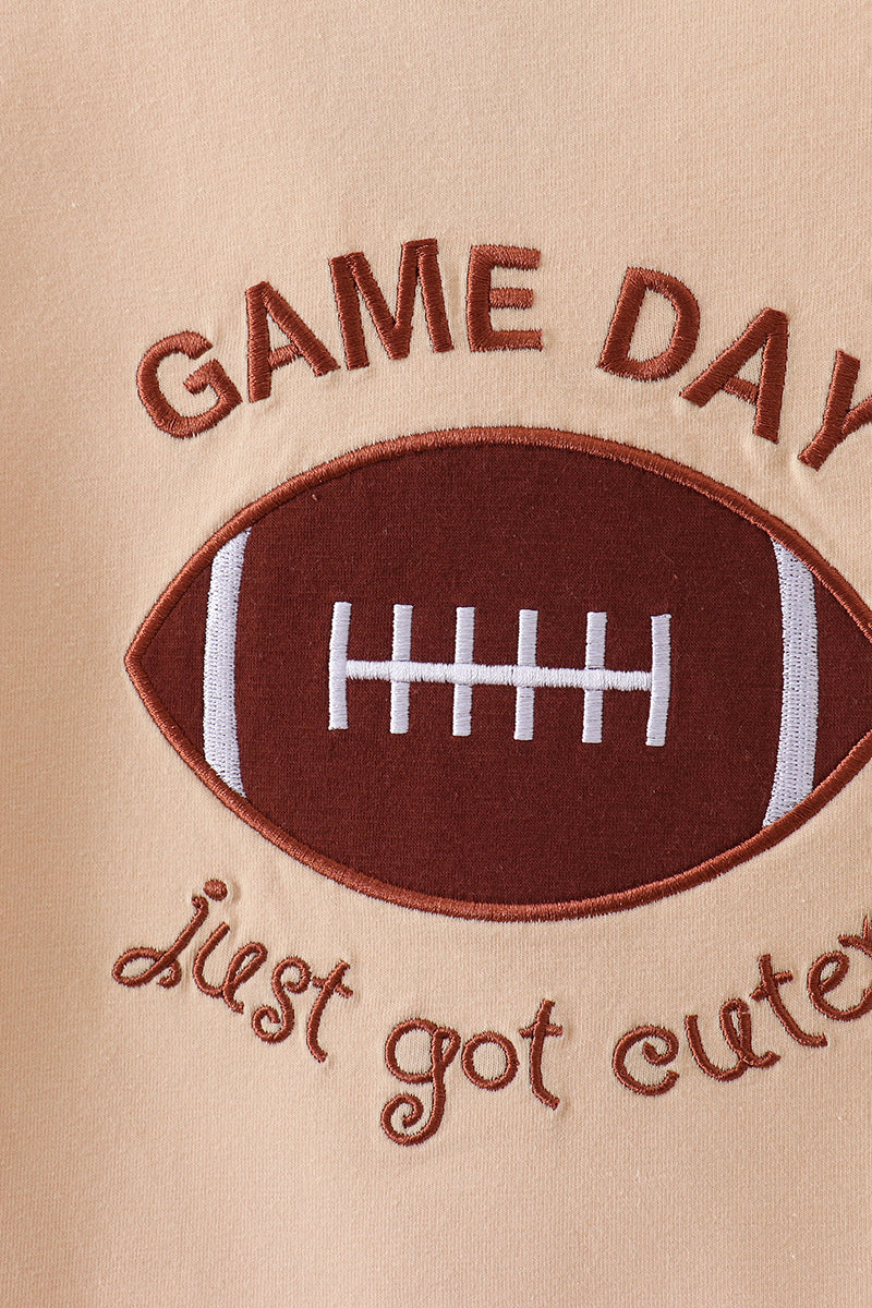 Game day football shorts set