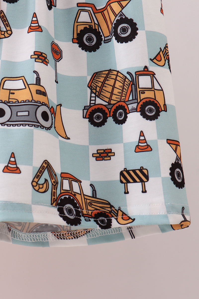Construction vehicle shorts set