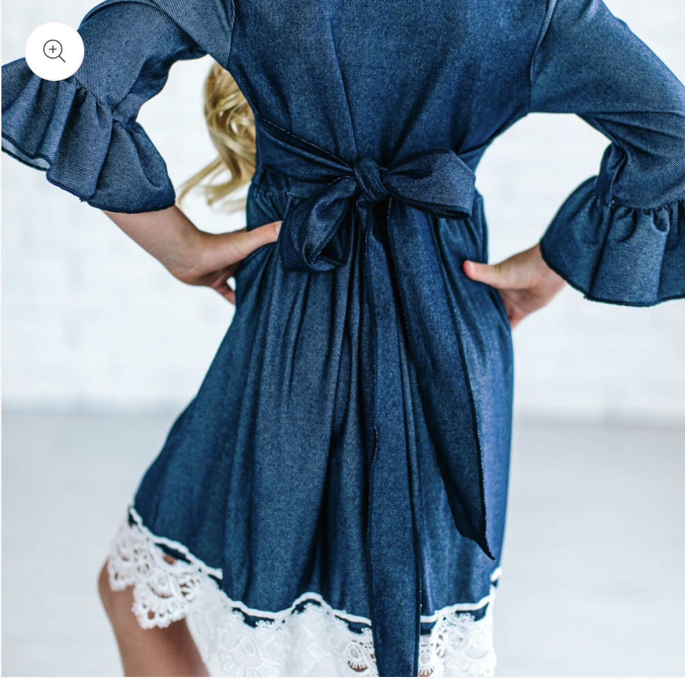 Denim & Lace Dress