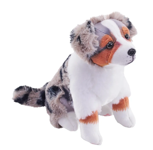 Australian Shepherd stuffed animal with sound